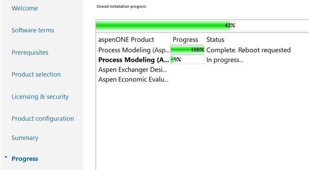 HYSYS install hangs