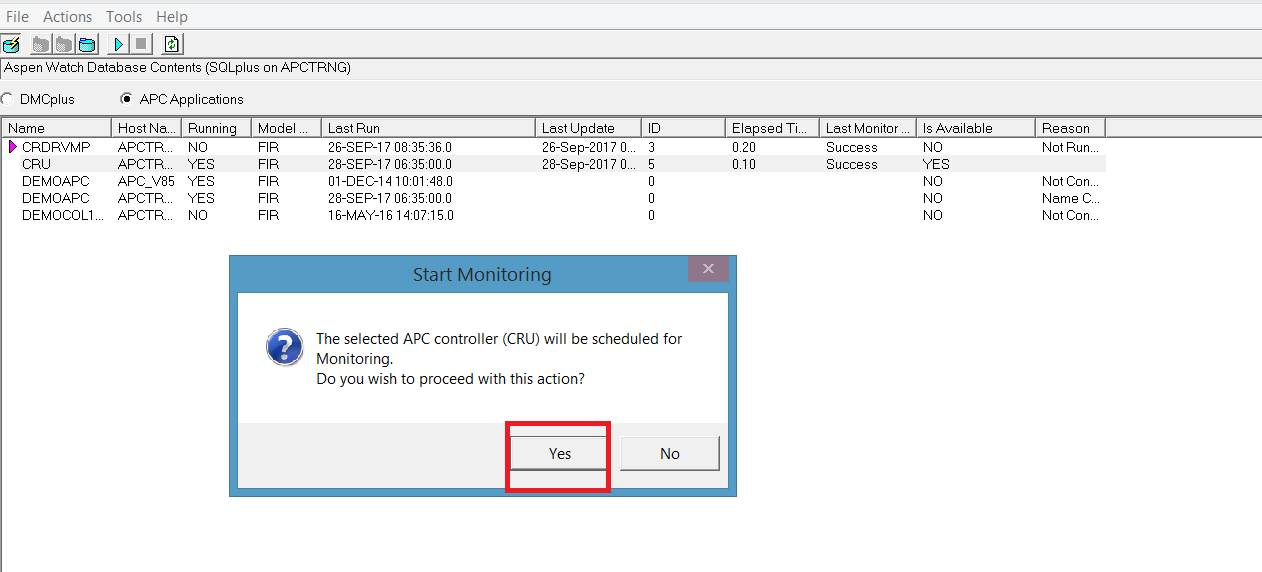 Start data collection